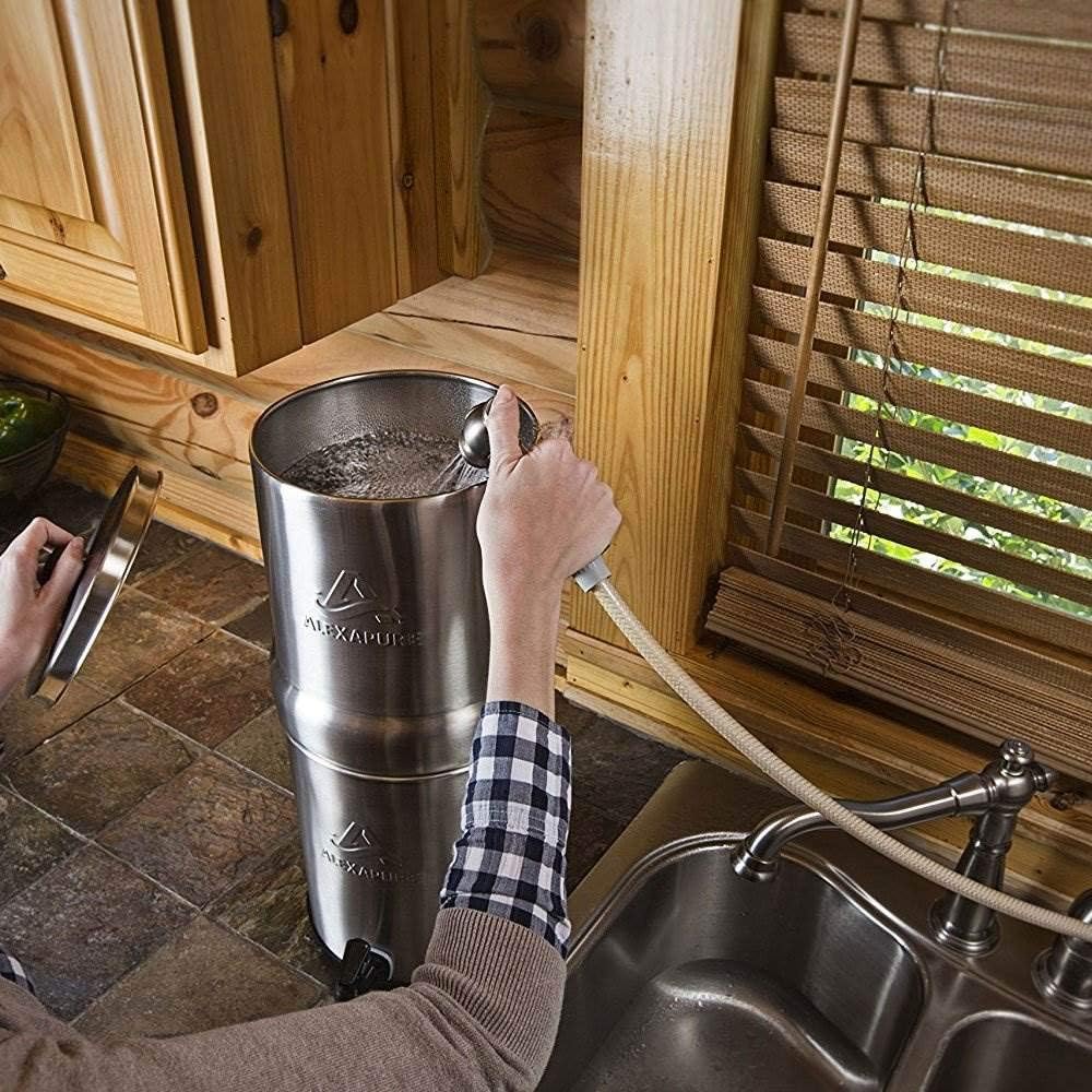 Water Filtration System, Gravity-Fed, Alexapure Pro
