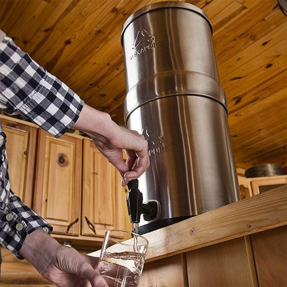 Water Filtration System, Gravity-Fed, Alexapure Pro