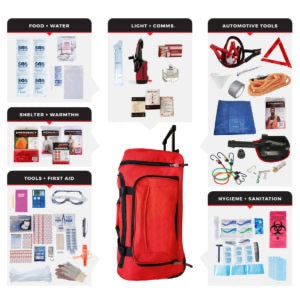 Complete Auto Emergency Survival Kit – Food, Water, Shelter & First Aid