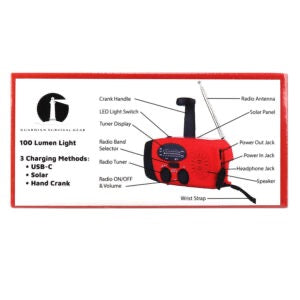 4-in-1 Dynamo NOAA Weather Band Radio and Flashlight