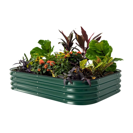 Vego garden Aluzinc Raised Garden Bed Kits - 6 in 1 Modular - 11" or 17" tall