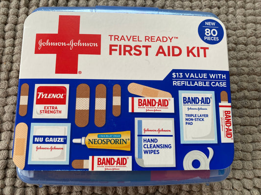 Johnson & Johnson Travel Ready First Aid Kit