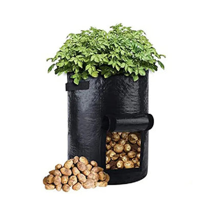 The grow bag is available in black.  