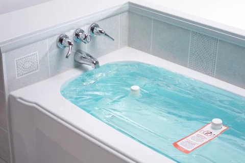 a waterBOB - a clean liner to put in your bathtub to fill with eater