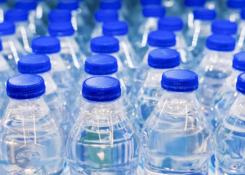 bottles of water