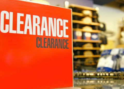 buying items on clearance can save you real money