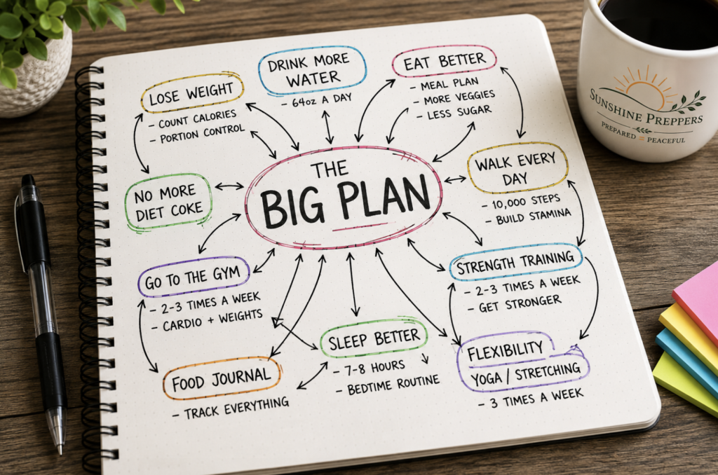 My "big plan" to lose weight.  
